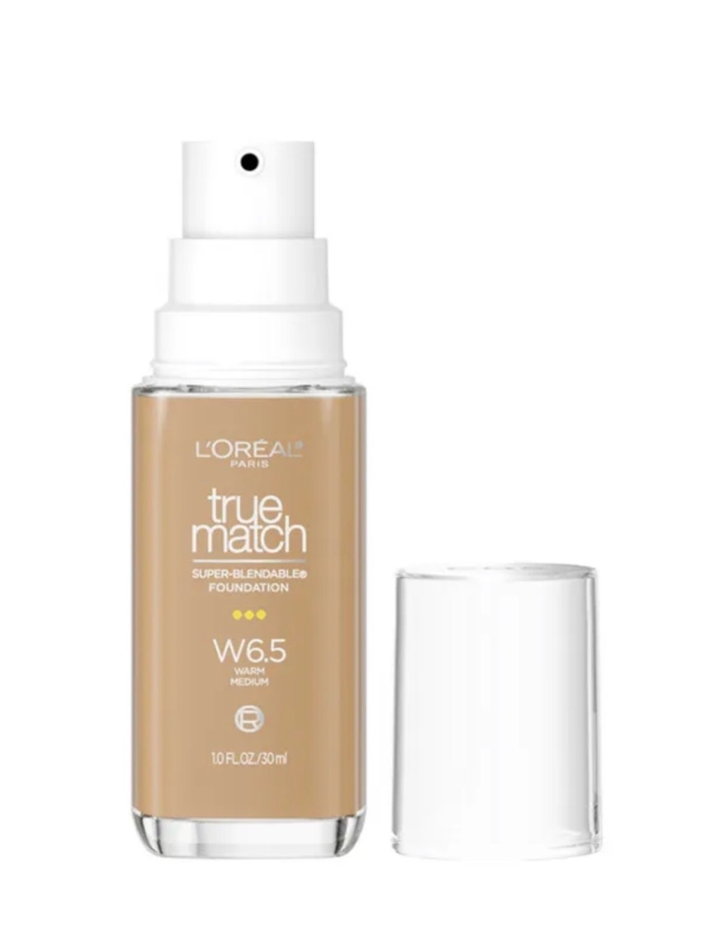 L'Oreal True Match Foundation W6.5 Warm Medium - Tan Shade